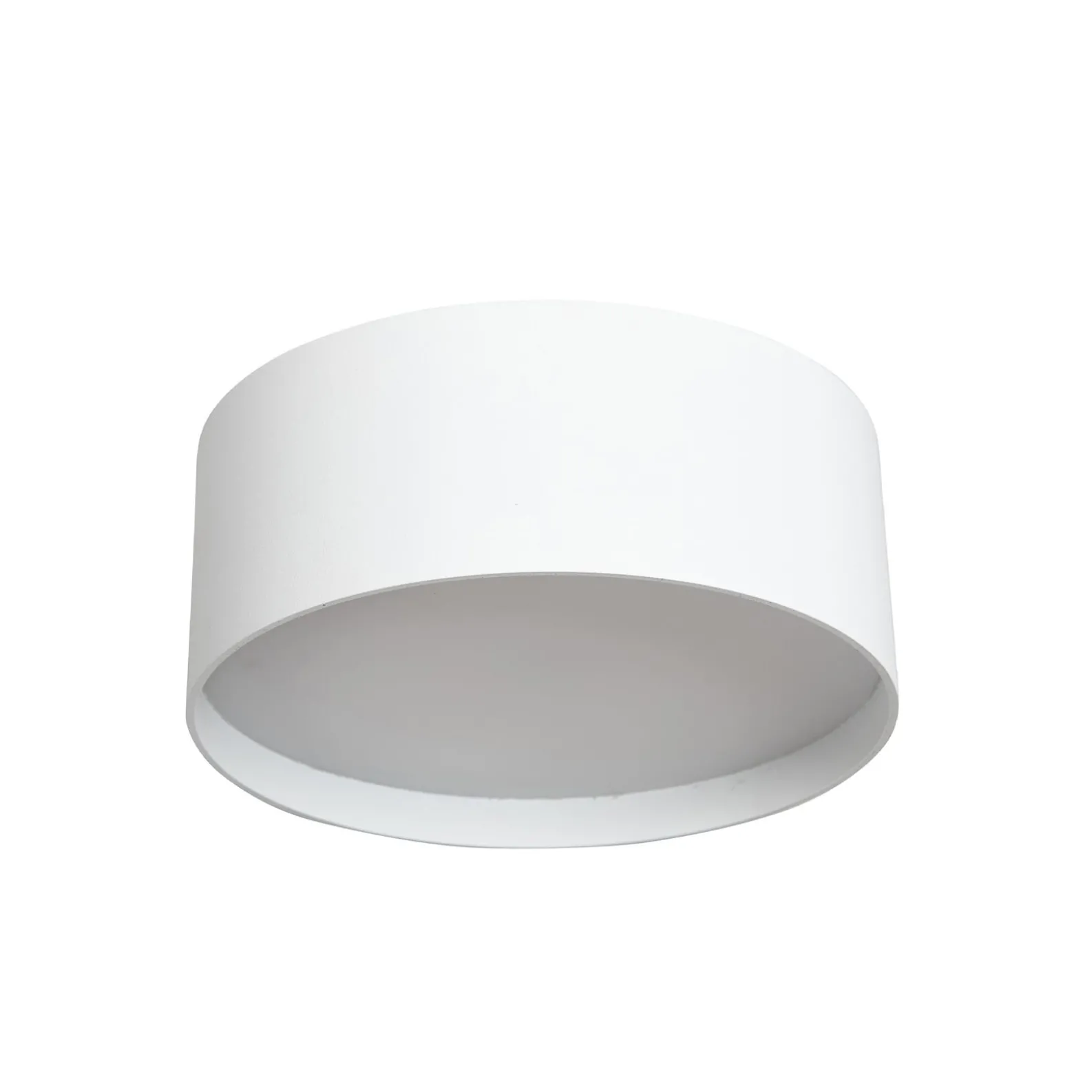 LED-kattovalaisin CMD 9093, Ø 12 cm, valkoinen, IP44, metallia