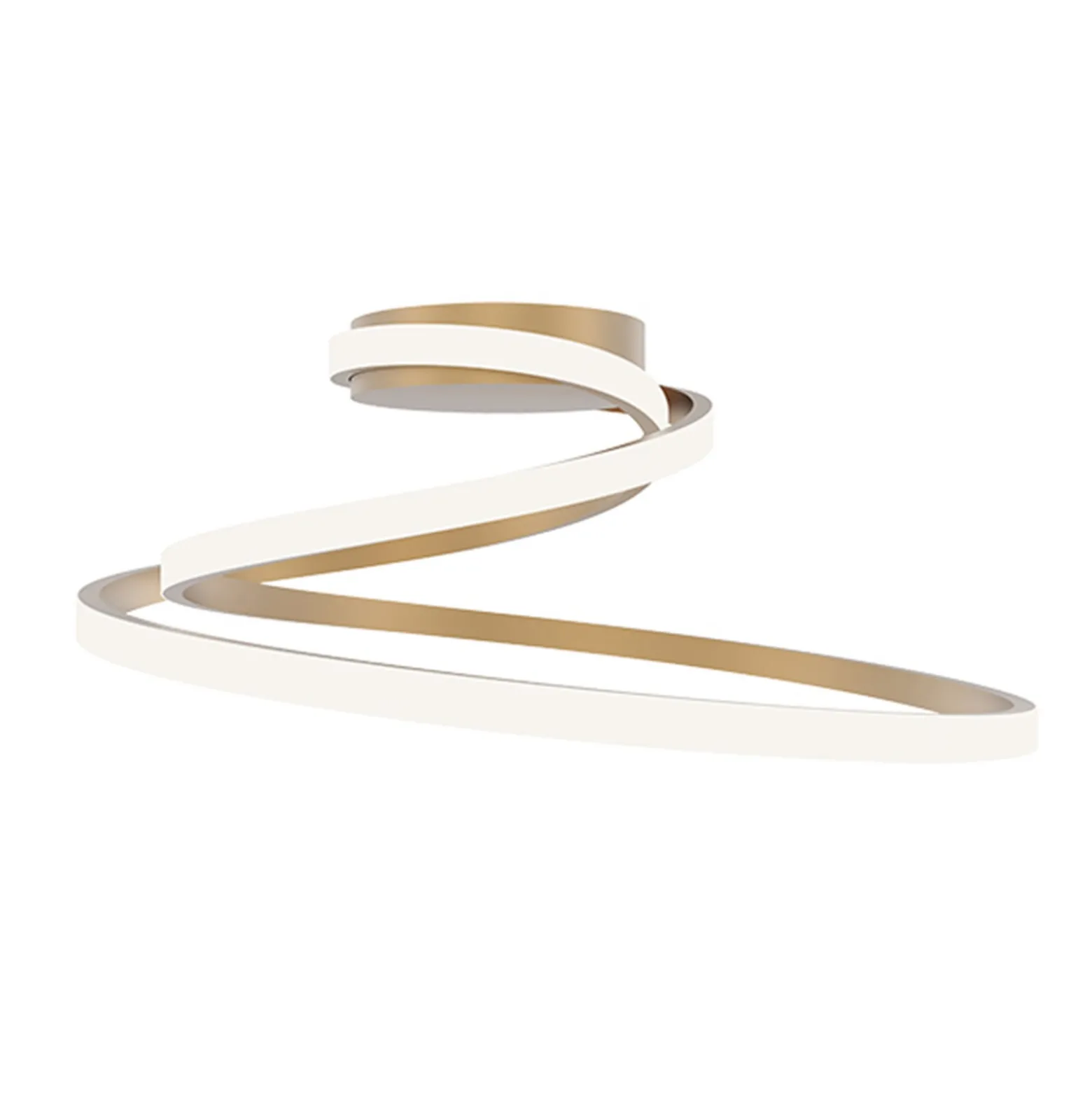 LED-kattovalaisin COASTER, kullanvärinen, pituus 50 cm metalli, CCT