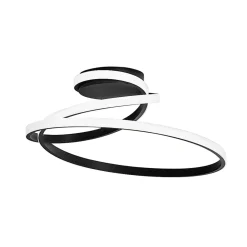 LED-kattovalaisin COASTER, musta, pituus 50 cm, metalli, CCT