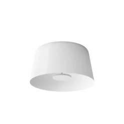 LED-kattovalaisin Delfi_S, valkoinen, Ø 45 cm, metalli