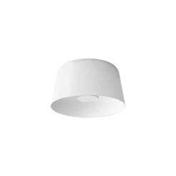 LED-kattovalaisin Delfi_S, valkoinen, Ø 35 cm, metalli
