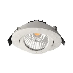 LED-kattovalaisin Dione, IP44, 4 000 K, valkoinen, himmennettävä