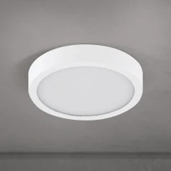 LED-kattovalaisin Disc, valkoinen Ø 14 cm, CCT, metalli/muovi