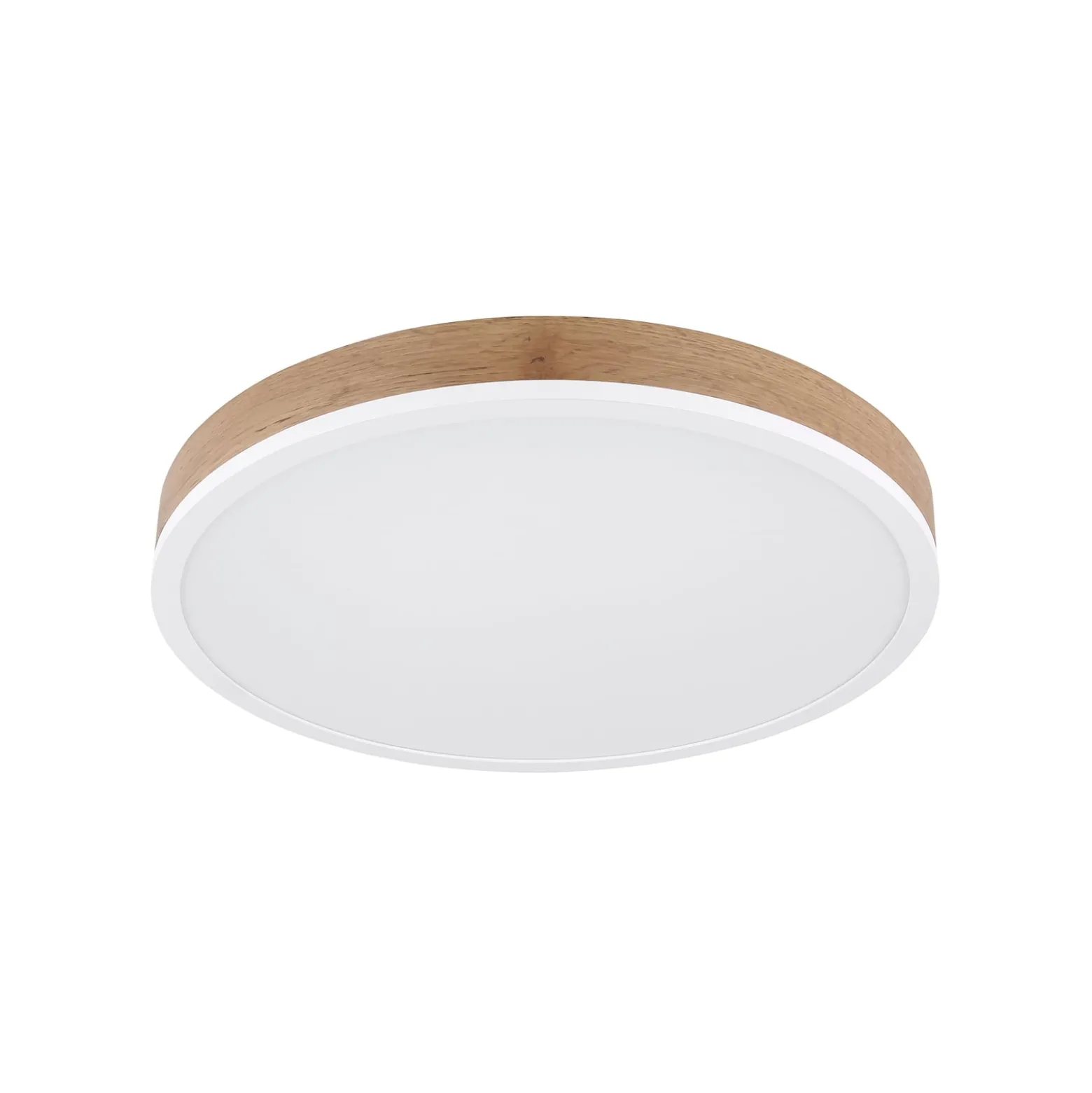 LED kattovalaisin Doro Ø 45 cm puu tumma/valkoinen