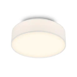 LED-kattovalaisin Duck, valkoinen, halkaisija 30 cm, tekstiili, 3000 K