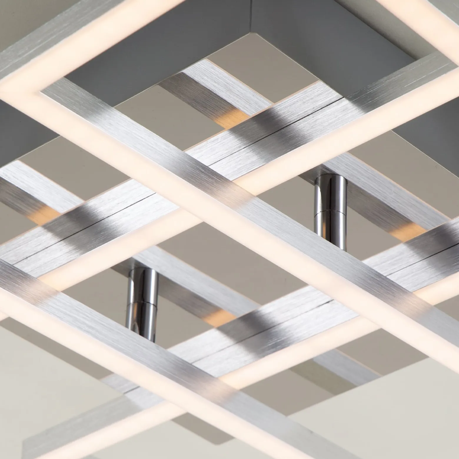 LED-kattovalaisin Frames, 4 neliötä, kääntyvä