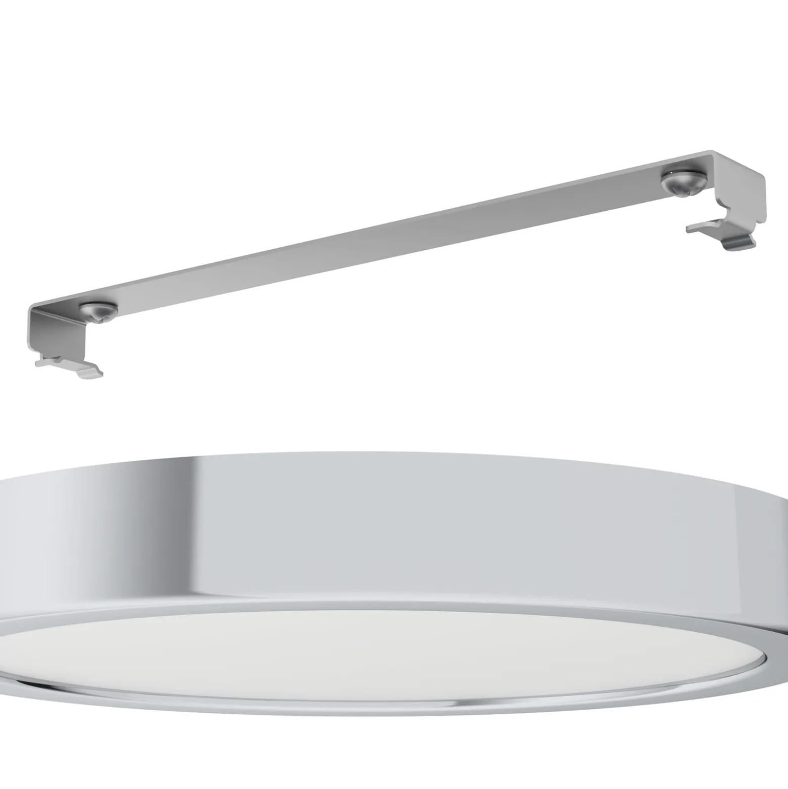 LED kattovalaisin Fueva 5 IP44 3000K kromi Ø21cm Ø21cm