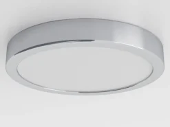 LED kattovalaisin Fueva 5 IP44 3000K kromi Ø21cm Ø21cm