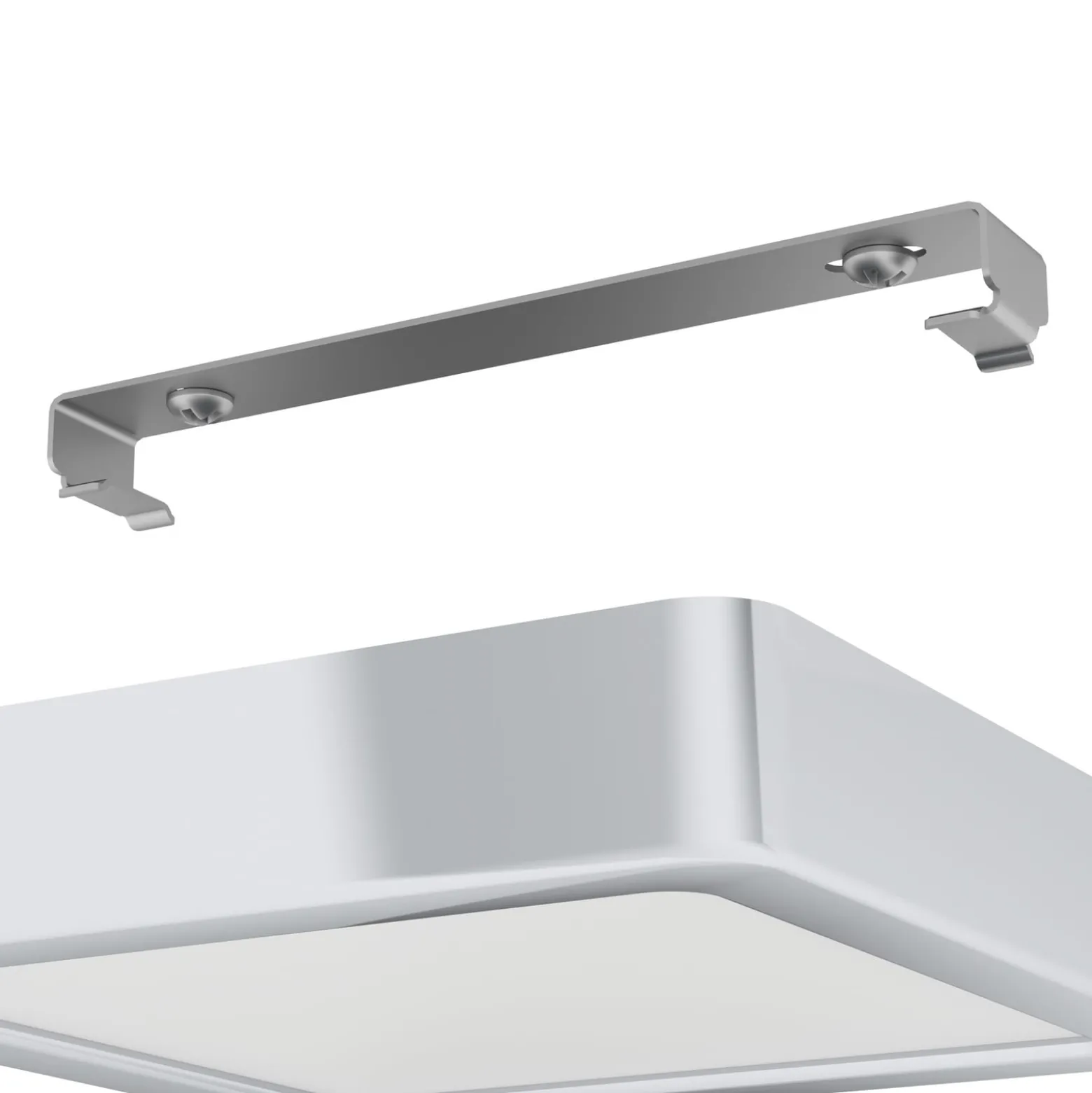 LED kattovalaisin Fueva 5 IP44 3000K kromi 16x16cm 16x16cm