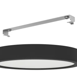 LED kattovalaisin Fueva 5 IP44 3000K musta Ø21cm Ø21cm