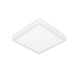 LED kattovalaisin Fueva 5 IP44 3000K valkoinen 21x21cm