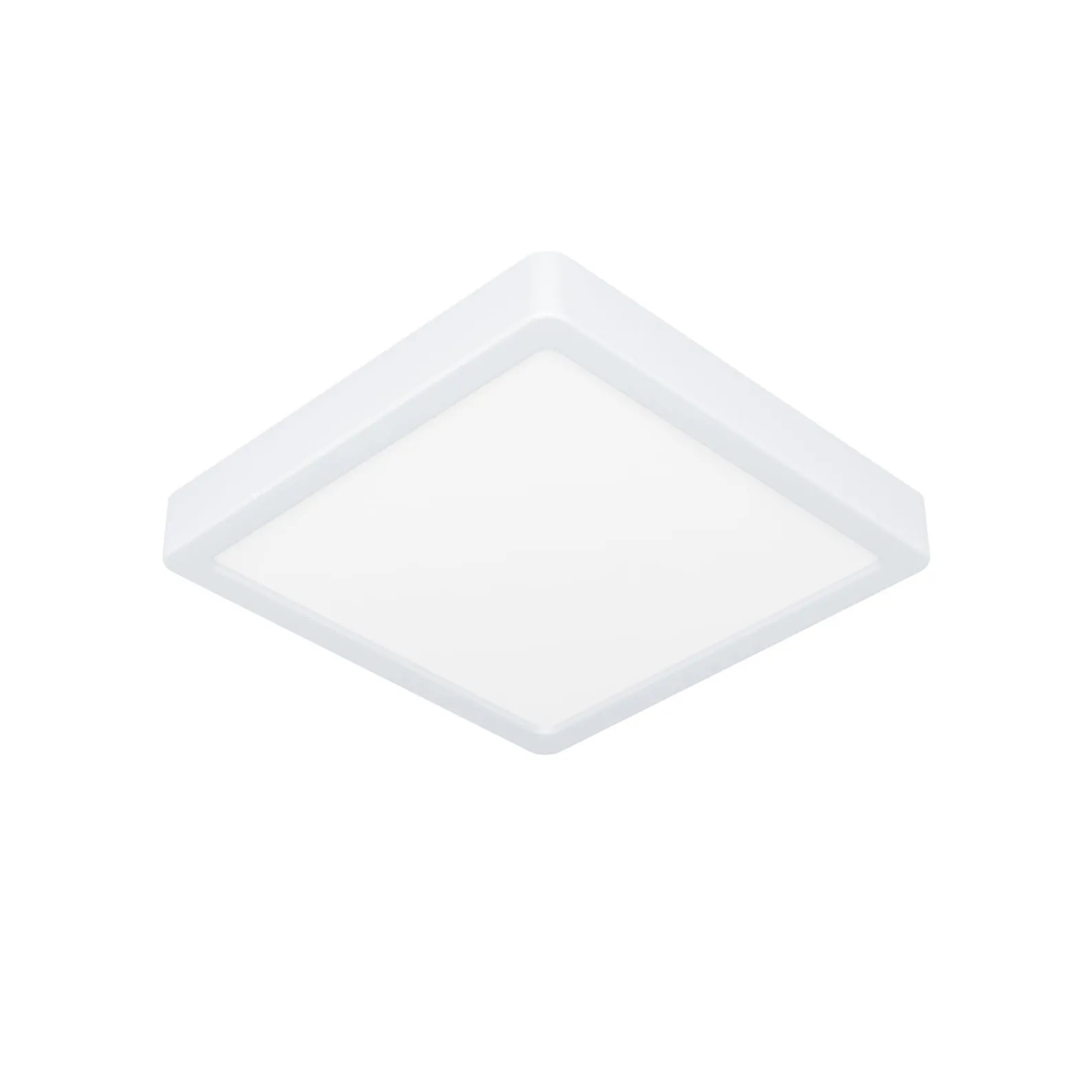 LED kattovalaisin Fueva 5 IP44 3000K valkoinen 21x21cm