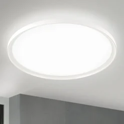 LED-kattovalaisin GAMMA, Ø 60 cm, valkoinen, kaukosäädin, CCT-himmennettävä
