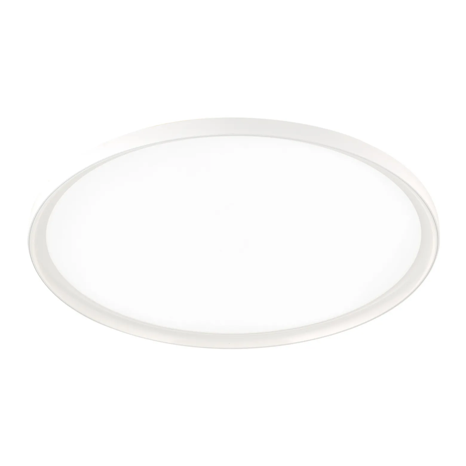 LED-kattovalaisin GAMMA, Ø 60 cm, valkoinen, kaukosäädin, CCT-himmennettävä