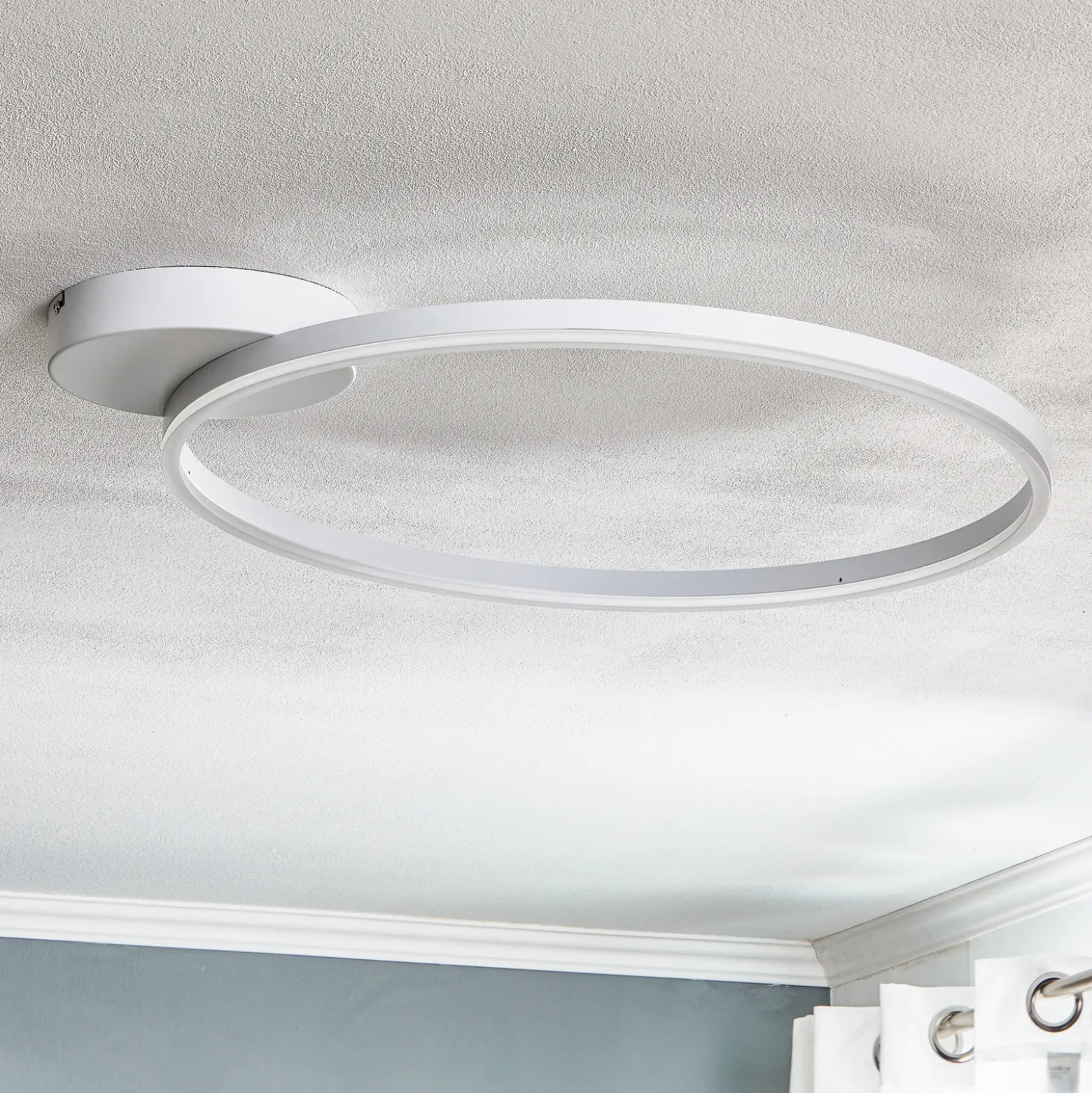 LED-kattovalaisin Giotto 1-lamppuinen, valkoinen