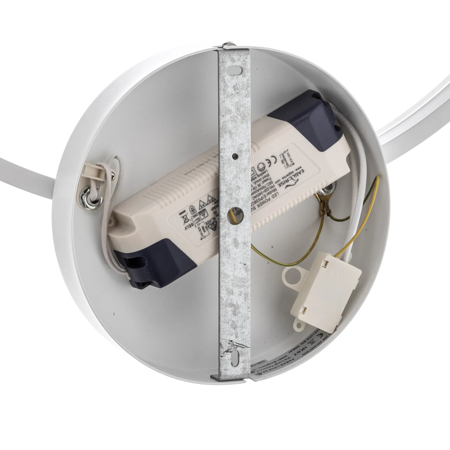 LED-kattovalaisin Giotto 1-lamppuinen, valkoinen