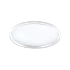 LED-kattovalaisin Isy, valkoinen, Ø 55 cm, metalli, CCT, himmennettävä