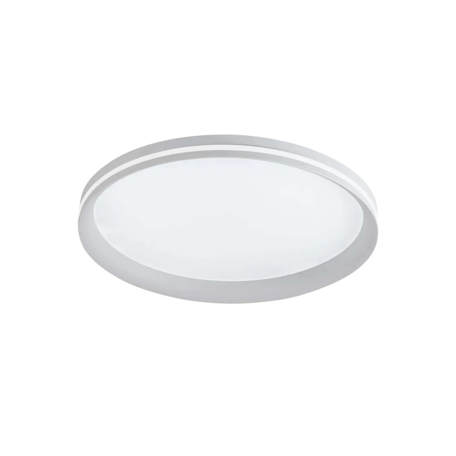 LED-kattovalaisin Isy, valkoinen, Ø 45 cm, metalli, CCT, himmennettävä