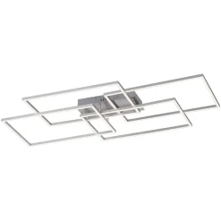 LED-kattovalaisin Iven, himmennettävä, teräs, 95x51,5cm