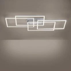 LED-kattovalaisin Iven, himmennettävä, teräs, 95x51,5cm