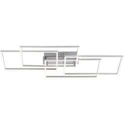 LED-kattovalaisin Iven, himmennettävä, teräs, 95x51,5cm