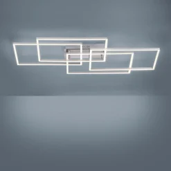 LED-kattovalaisin Iven, himmennettävä, teräs, 95x51,5cm