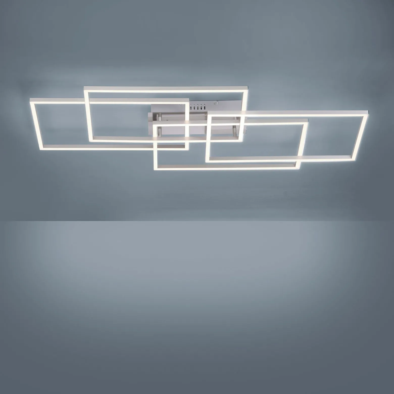 LED-kattovalaisin Iven, himmennettävä, teräs, 95x51,5cm