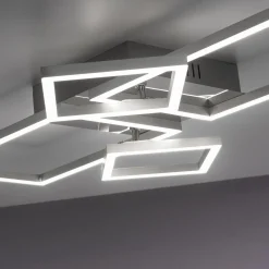 LED-kattovalaisin Iven, teräs, 32,4x30cm