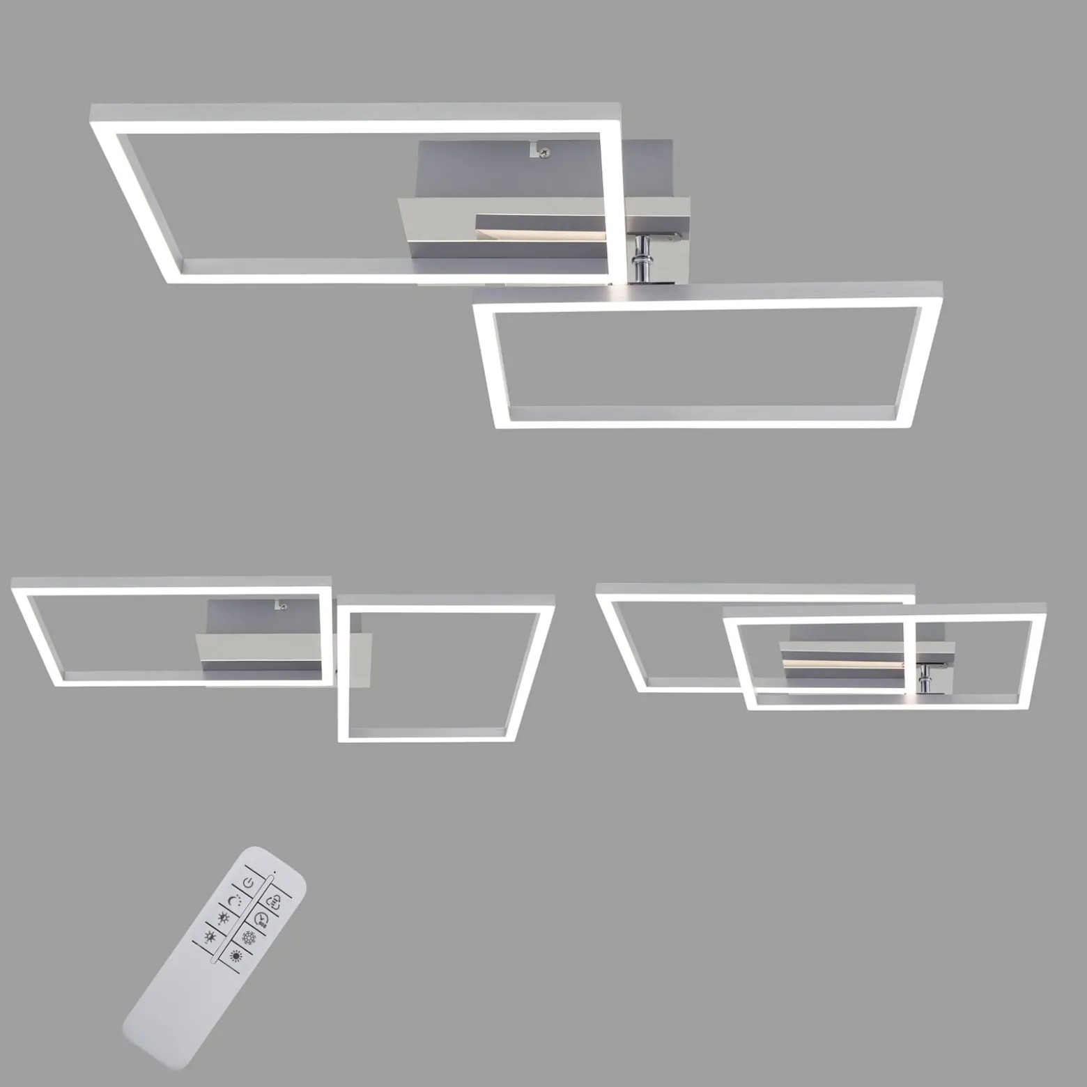 LED-kattovalaisin 3149-018, kaksi neliötä