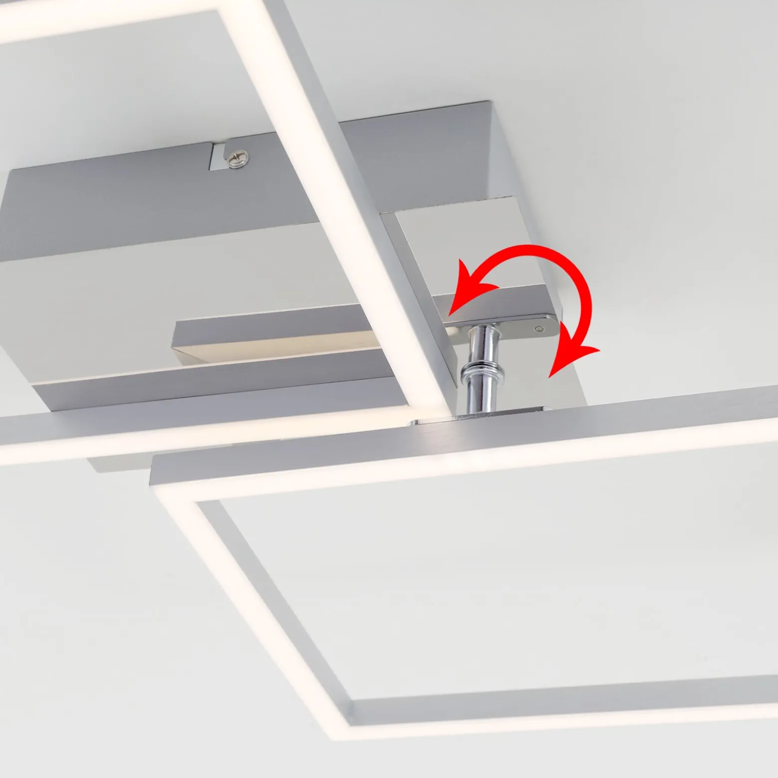 LED-kattovalaisin 3149-018, kaksi neliötä