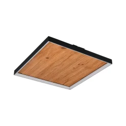 LED-kattovalaisin Kalea, pituus 45 cm, puunvärinen, puu