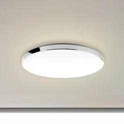LED-kattovalaisin 3351216 kromi/valkoinen, Ø 35,5 cm, 4 000 K, IP44