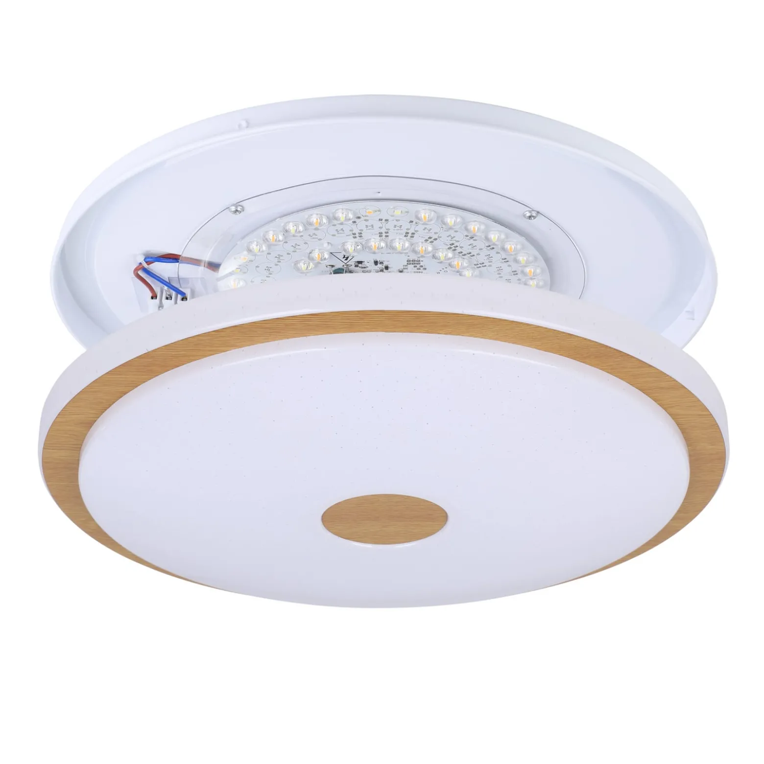 LED kattovalaisin Lanciano 1 kaukosäätimellä Ø38cm