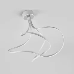 LED-kattovalaisin Lungo alu, korkeus 42 cm