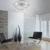 LED-kattovalaisin Nelia, 6 lamppuinen 60cm teräs