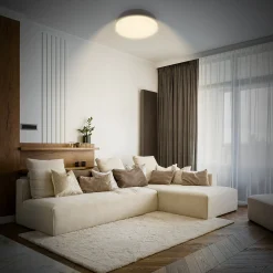 LED-kattovalaisin Nikan, antrasiitti, Ø 28,5 cm, 3 000 K
