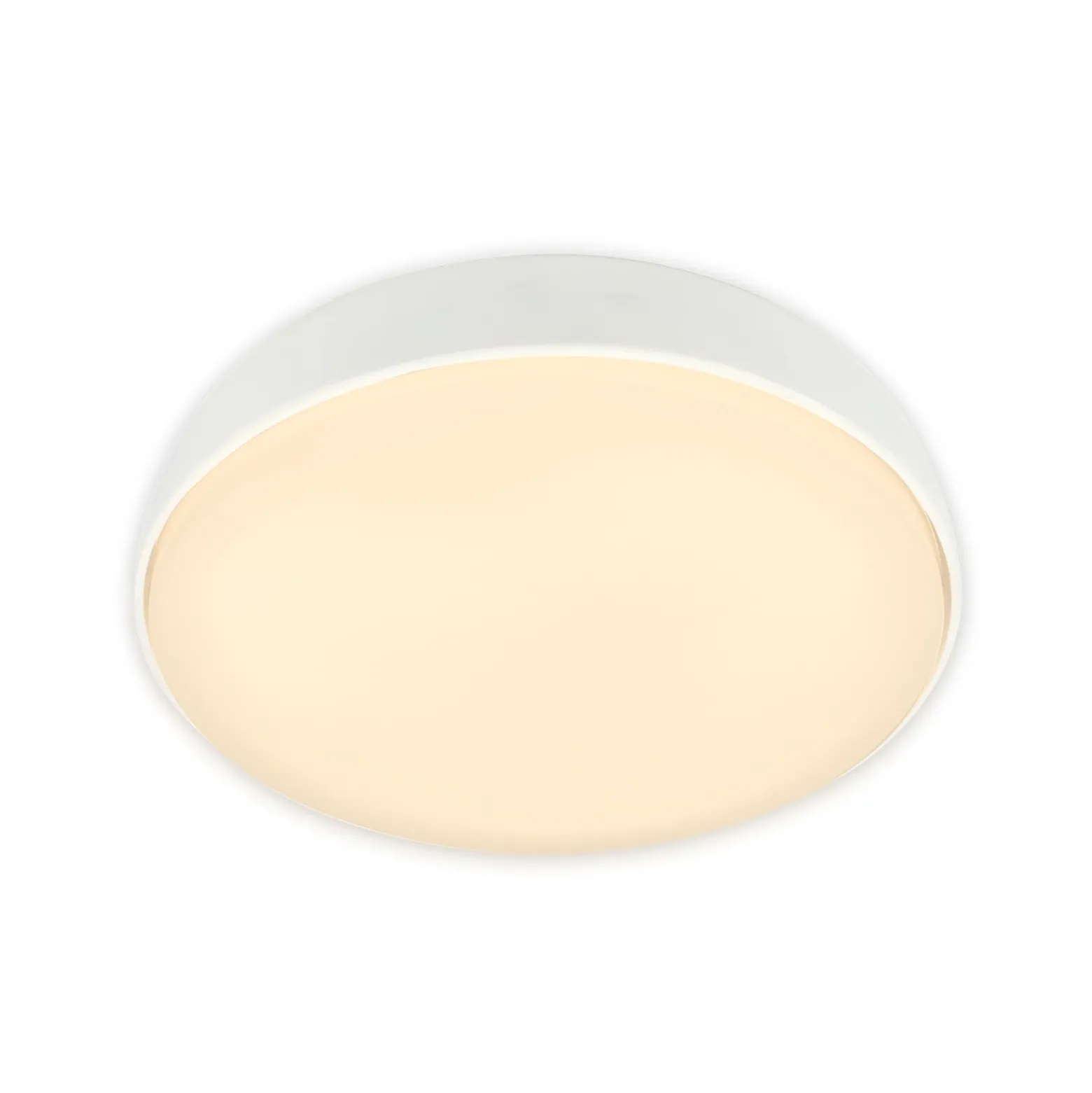 LED-kattovalaisin Nikan, mattavalkoinen, Ø 28,5 cm, 3 000 K