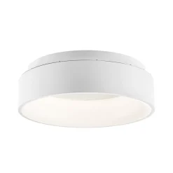 LED-kattovalaisin Noah, valkoinen, Ø 45 cm, metalli, CCT