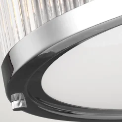 LED-kattovalaisin Paulson IP44 kromi Ø 38,1 cm