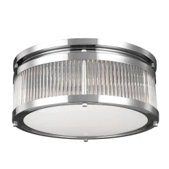 LED-kattovalaisin Paulson IP44 kromi Ø 38,1 cm