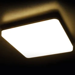 LED-kattovalaisin Pronto, kulmikas, 28 x 28 cm