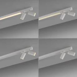 LED-kattovalaisin PURE Lines, 120 cm, valkoinen, CCT, kaukosäädin