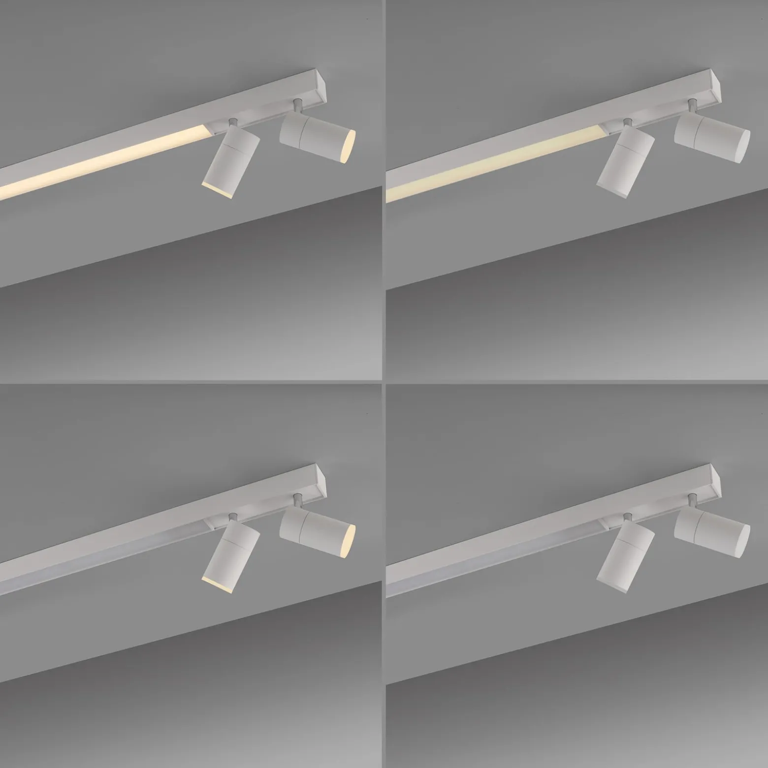 LED-kattovalaisin PURE Lines, 120 cm, valkoinen, CCT, kaukosäädin