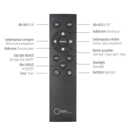 LED-kattovalaisin PURE Lines, 120 cm, valkoinen, CCT, kaukosäädin
