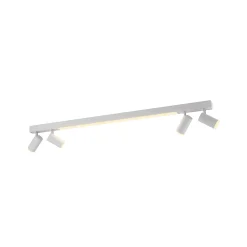 LED-kattovalaisin PURE Lines, 120 cm, valkoinen, CCT, kaukosäädin