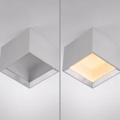 LED-kattovalaisin PURE Manhattan, kivi, 1-lamppuinen, CCT