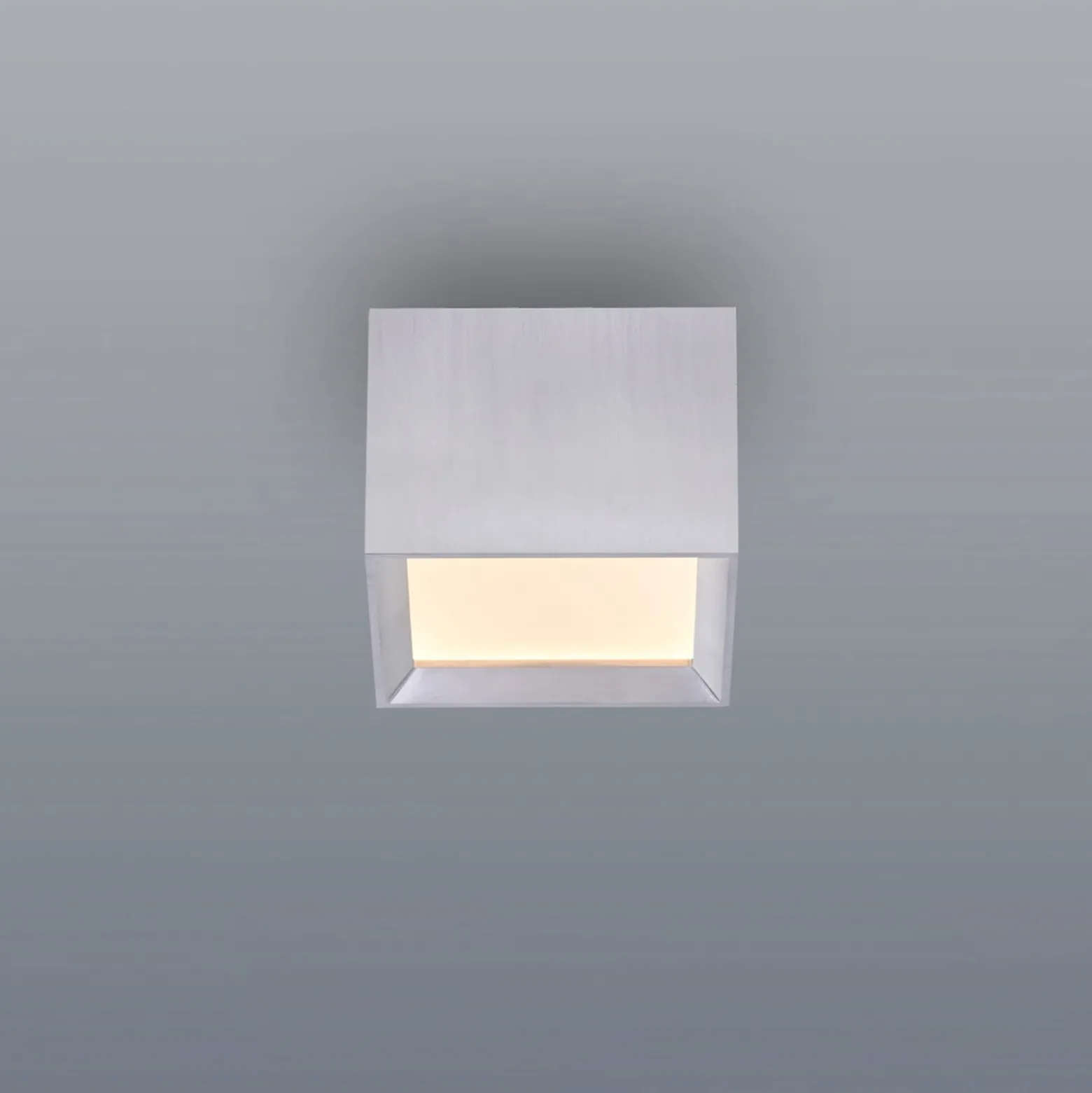 LED-kattovalaisin PURE Manhattan, kivi, 1-lamppuinen, CCT