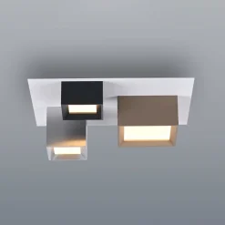 LED-kattovalaisin PURE Manhattan, monivärinen, 3-lamppuinen, CCT