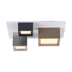 LED-kattovalaisin PURE Manhattan, monivärinen, 3-lamppuinen, CCT
