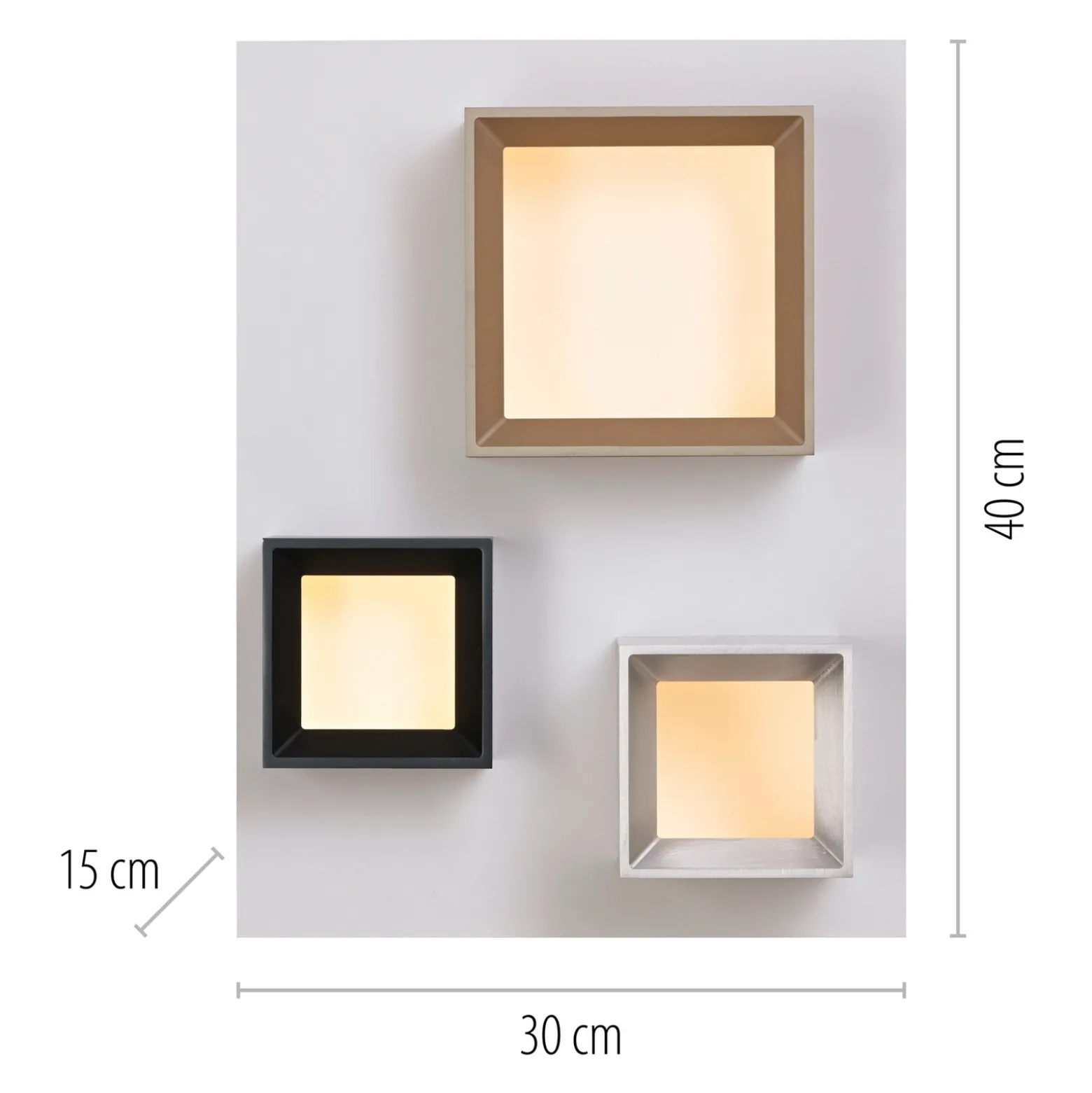 LED-kattovalaisin PURE Manhattan, monivärinen, 8-lamppuinen, CCT